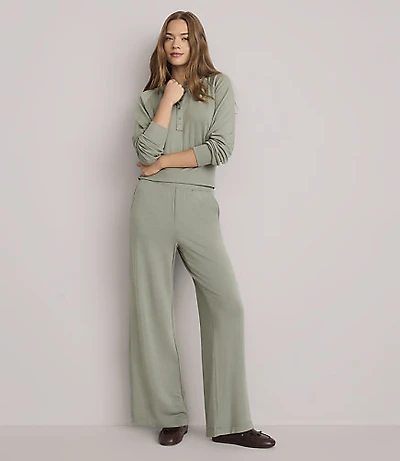 Lou & Grey Signaturesoft Wide Leg Pants