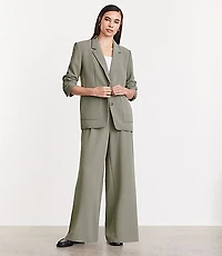 LOFT Versa Crepe Drape Oversized Blazer