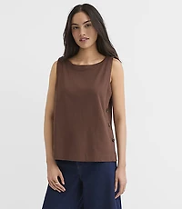 Side Button Tank Top