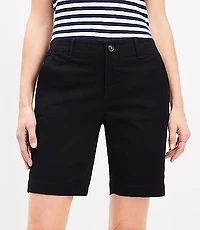 Petite Curvy Monroe Chino Bermuda Shorts