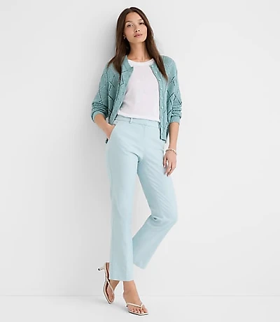 Petite Riviera Slim Pants in Linen Blend