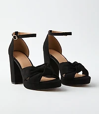 Knotted Platform Heels