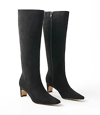 Tall Squared Pointy Toe Booties