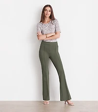 Petite LOFT Versa Ponte Deluxe Flare Pants