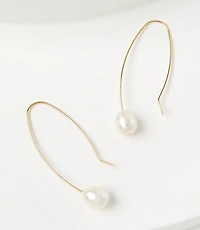 Pearlized Pull Through Earrings