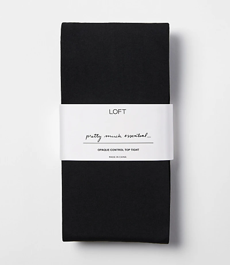 Extra Opaque Control Top Tights