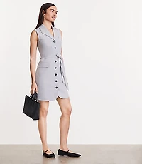 LOFT Versa Seasonless Stretch Vest Mini Pocket Dress