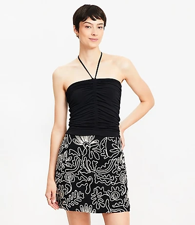 Ruched Halter Top