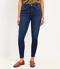 Tall Curvy High Rise Skinny Jeans Vintage Dark Wash
