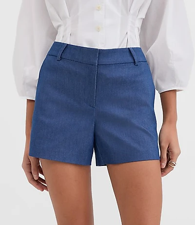 Petite Curvy Riviera Shorts Refined Denim