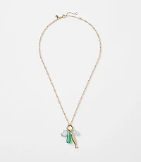 Fish Cluster Pendant Necklace