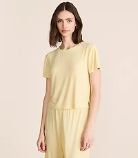 Lou & Grey Ribbed Modal Pajama Tee