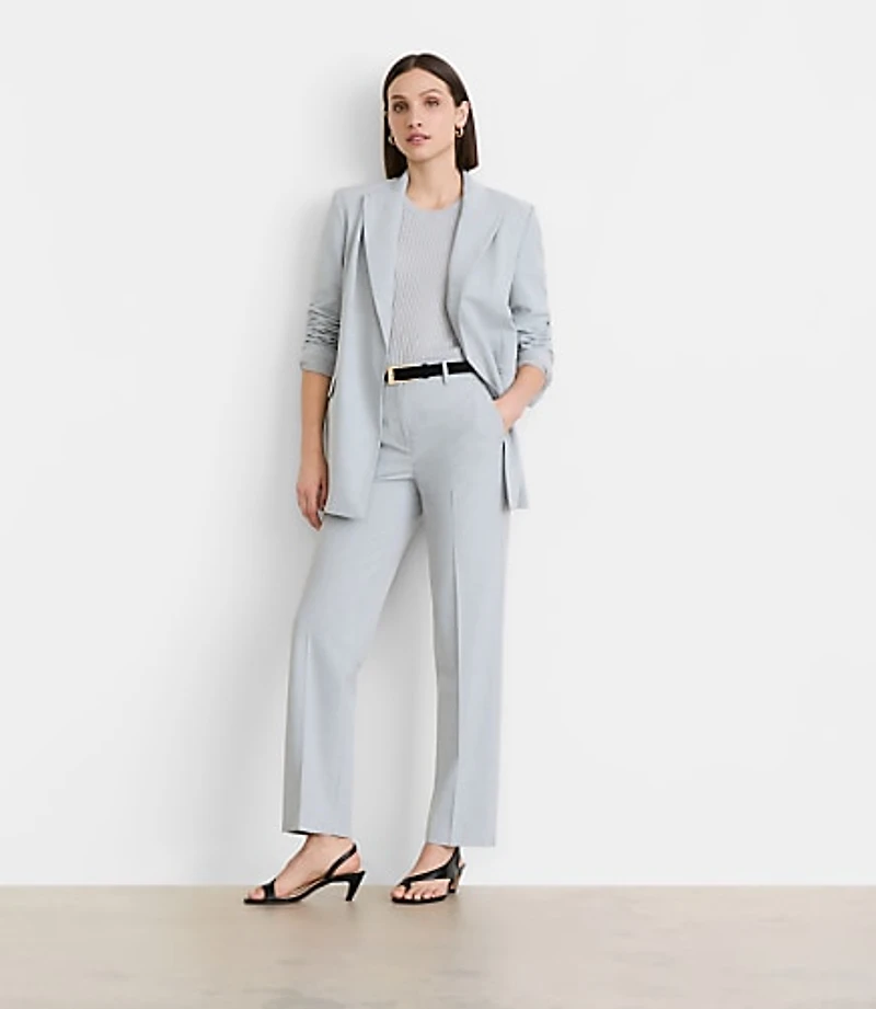 Petite LOFT Versa Seasonless Stretch Slim Pants in Heather
