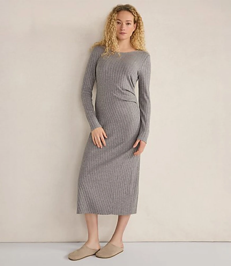 Haven Well Within Wide Rib Knit Drapey Maxi Dress