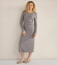 Haven Well Within Wide Rib Knit Drapey Maxi Dress