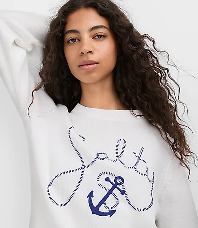 Salty Anchor Sweater