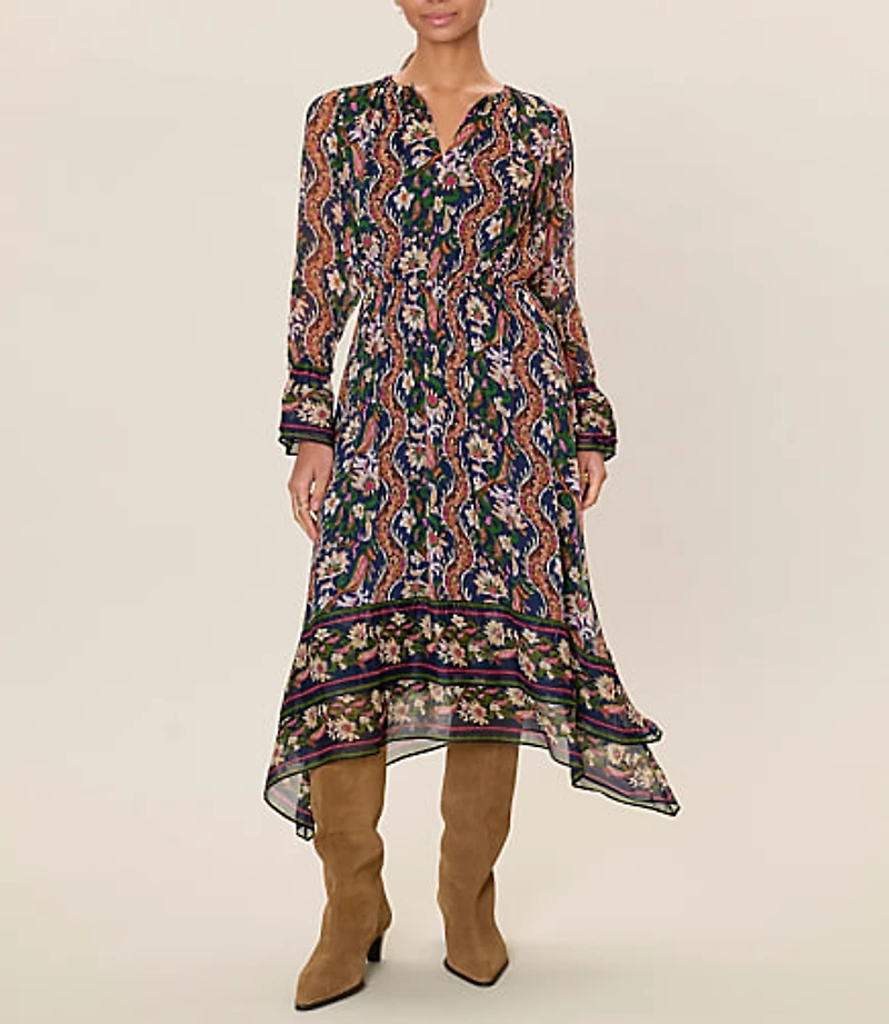Rebecca Taylor Isha Long Sleeve Dress