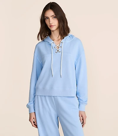 Petite Lou & Grey Terrysoft Lace Up Hoodie