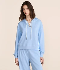 Petite Lou & Grey Terrysoft Lace Up Hoodie