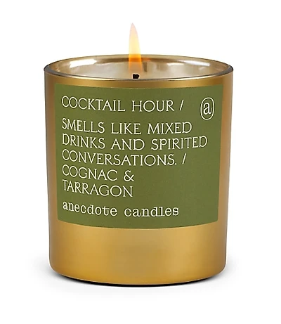 Anecdote Candles Cocktail Hour Gold Tumbler Candle