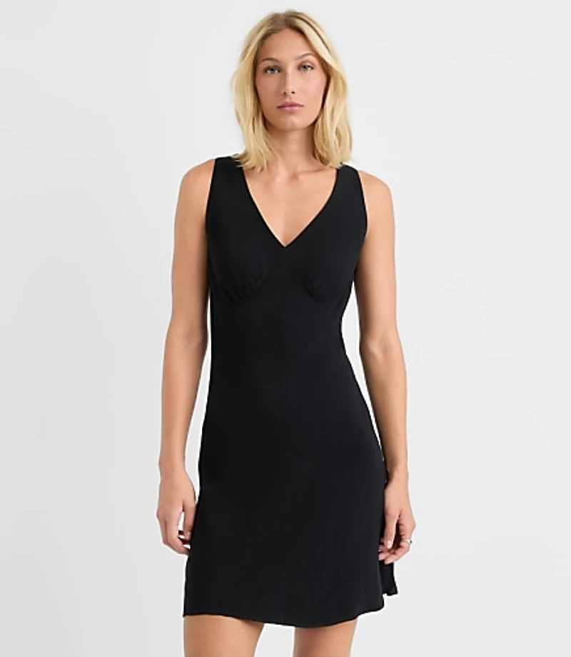 V-Neck Mini Dress