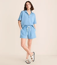 Lou & Grey Denim Washed Terrysoft Shorts