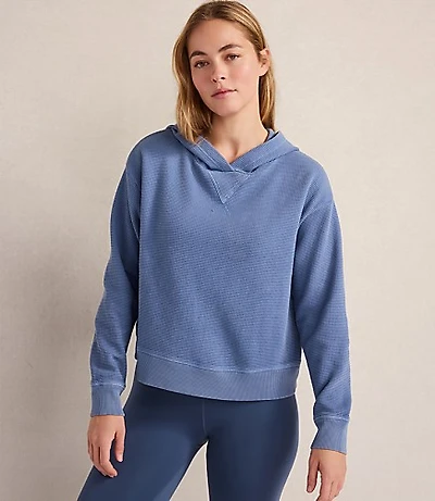 Haven Well Within Organic Cotton Waffle Hoodie