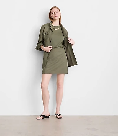 Petite LOFT Versa Pure Spun Mini Skirt