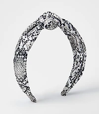 Snake Print Knot Headband
