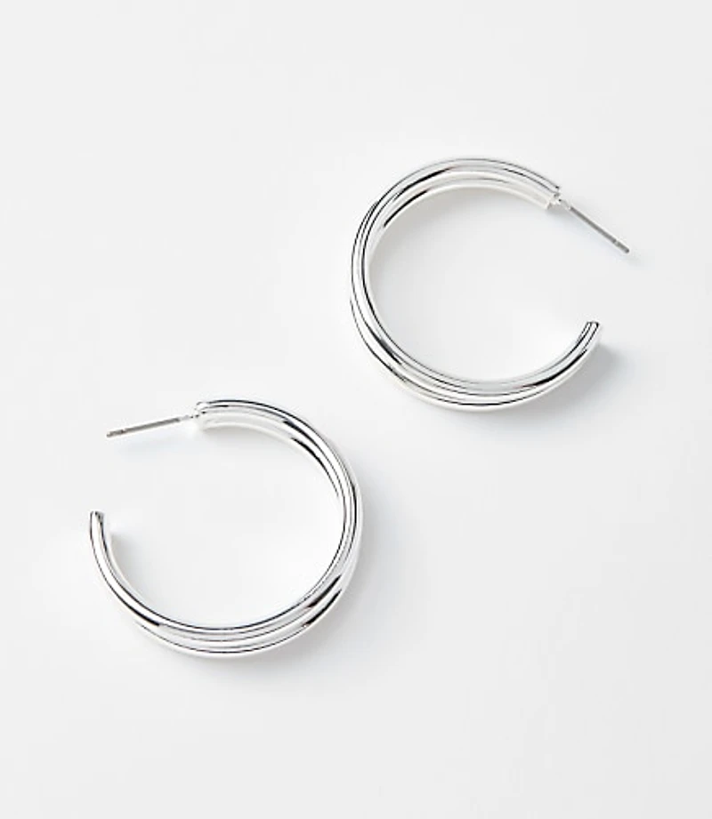 Sculpted Hoop Earrings