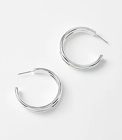 Sculpted Hoop Earrings
