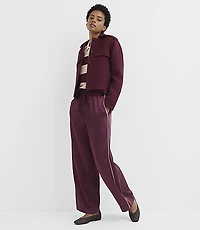 Sawyer Pull On Pants Striped Satin