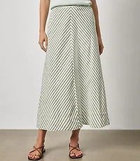 Lilla P Stripe Maxi Skirt