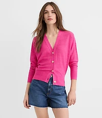 Petite Modern V-Neck Cardigan