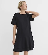 Flounce Mini Tee Dress