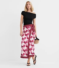 Lily Wrap Midi Skirt