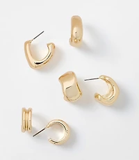 Modern Hoop Earring Set