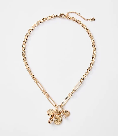 Seashell Cluster Necklace
