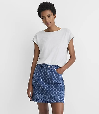 Heathered Modern Wedge Tee