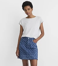 Heathered Modern Wedge Tee