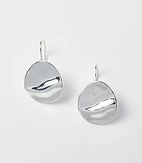 Molded Coin Pull Through Earrings