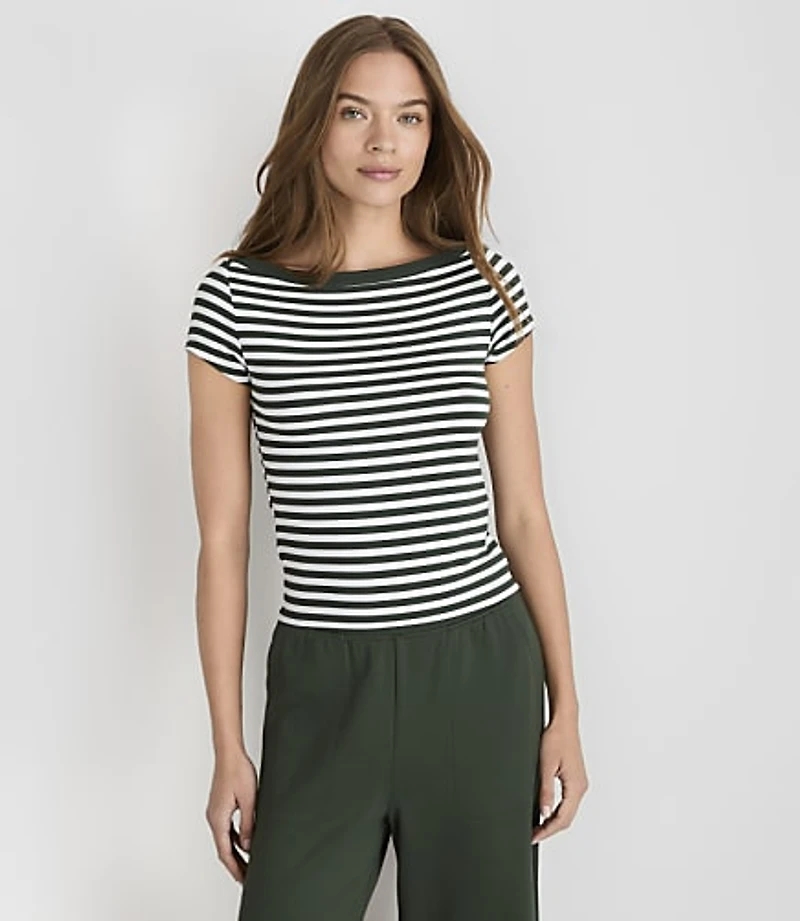 Lou & Grey Striped Essential Modal Baby Tee
