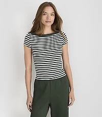 Lou & Grey Striped Essential Modal Baby Tee