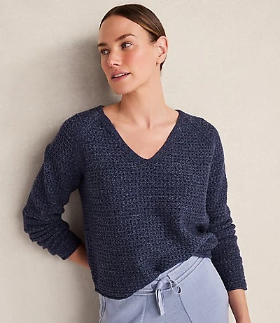 Haven Well Within Merino Wool Blend V-Neck Sweater