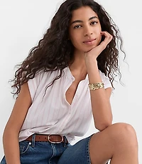 Striped Everyday Dolman Shirt
