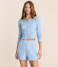 Lou & Grey Pointelle Pajama Cardigan