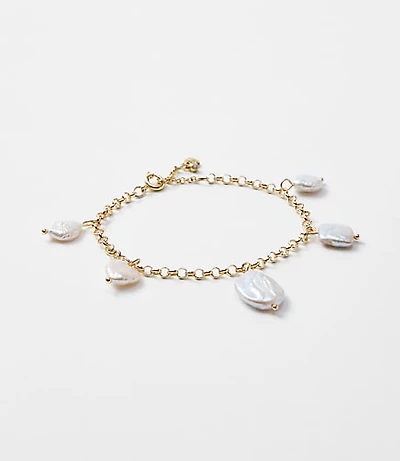 Mother Of Pearl Statement Bracelet
