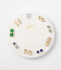 Lucky Clover Stud Earring Set