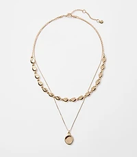 Coin Layered Statement Necklace