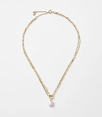 Pearlized Layered Necklace
